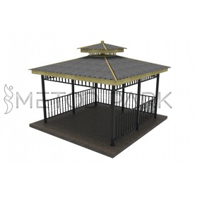 11 K Metal Square Gazebo